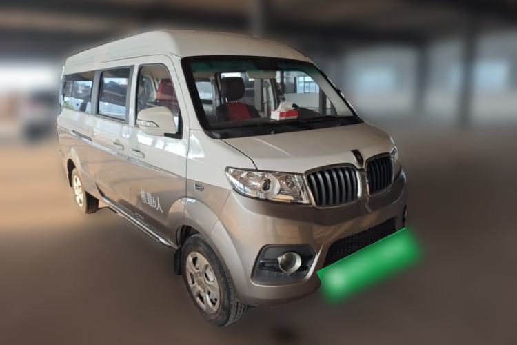 Used Jinbei New Hiace X30L 2021 1.5L Wealth Edition Bus Non-Air-Conditioned China VI Standard SWC15M Front Right 45 Deg