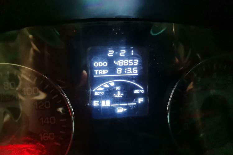 Used Jinbei New Hiace X30L 2021 1.5L Wealth Van Non-Air-Conditioned Version China VI Standard SWC15M Odometer Close Up