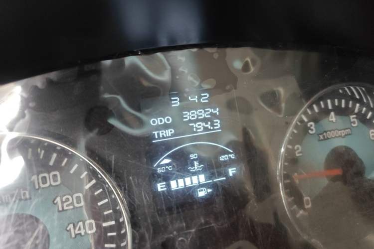 Used Jinbei New Hiace X30L 2021 1.5L Wealth Central Air Conditioning Version Coach China VI Standard SWC15M Odometer Close Up