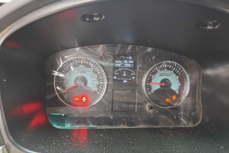 Used Jinbei New Hiace X30L 2021 1.5L Wealth Van Non-Air-Conditioned Version China VI Standard SWC15M Odometer Close Up