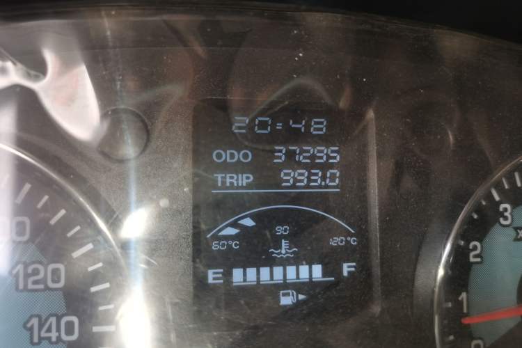 Used Jinbei New Hiace X30L 2021 1.5L Wealth Van Non-Air-Conditioned Version China VI Standard SWC15M Odometer Close Up