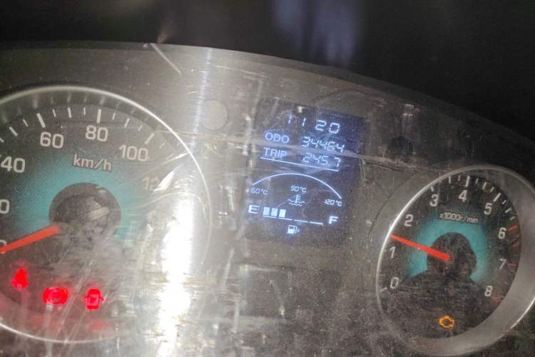 Used Jinbei New Hiace X30L 2021 1.5L Business-Grade Bus Non-Air-Conditioned Version China VI Standard SWC15M Odometer Close Up