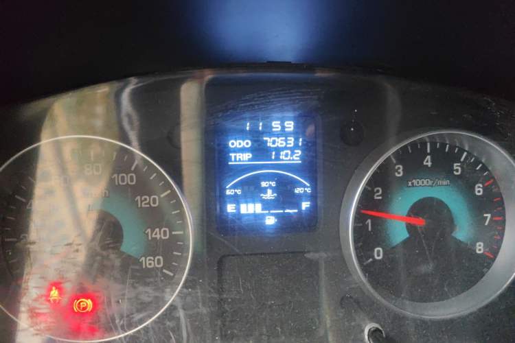 Used Jinbei New Hiace X30L 2021 1.5L Wealth Edition Bus Non-Air-Conditioned China VI Standard SWC15M Odometer Close Up