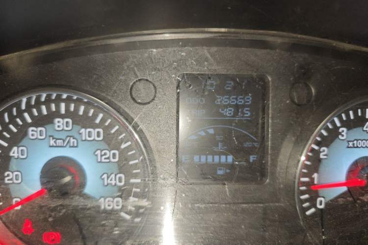 Used Jinbei New Hiace X30L 2021 1.5L Wealth Edition Bus Non-Air-Conditioned China VI Standard SWC15M Odometer Close Up