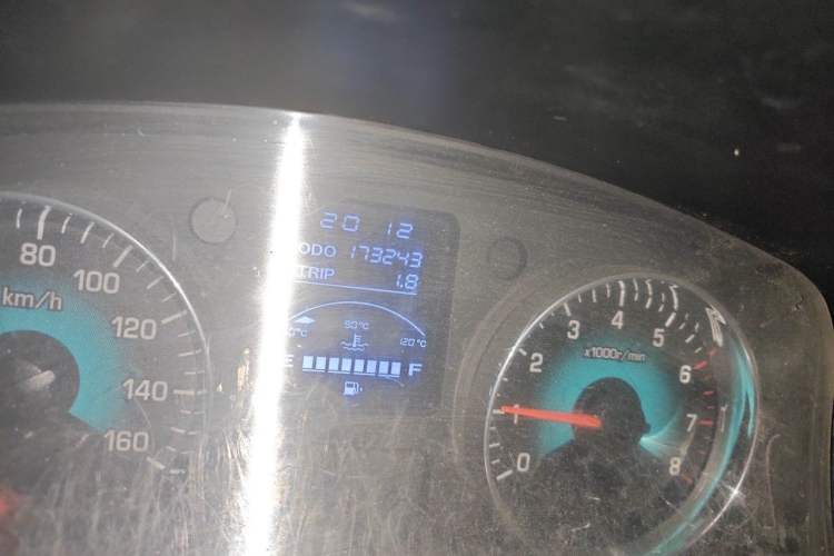 Used Jinbei New Hiace X30L 2021 1.5L Wealth Edition Bus Non-Air-Conditioned China VI Standard SWC15M Odometer Close Up