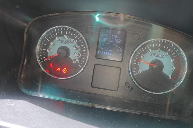 Used Jinbei New Hiace X30L 2021 1.5L Wealth Central Air Conditioning Edition Van China VI Standard SWC15M Odometer Close Up