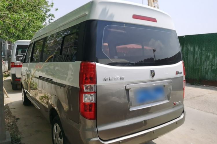 Used Jinbei New Hiace X30L 2021 1.5L Wealth Edition Bus Non-Air-Conditioned China VI Standard SWC15M Rear Left 45 Deg
