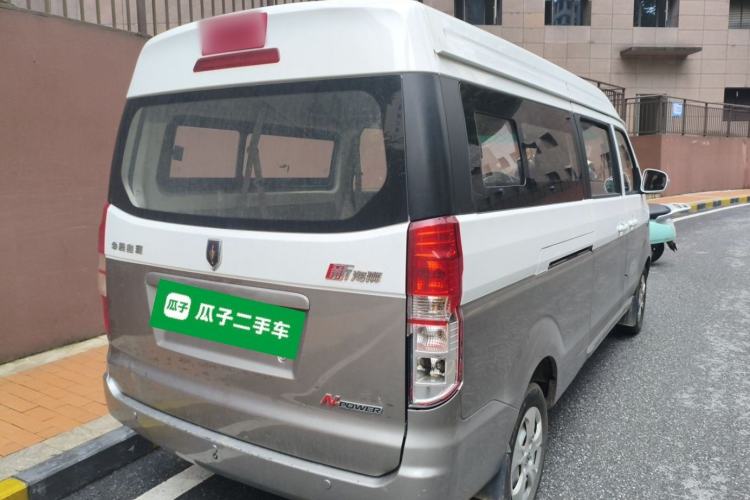 Used Jinbei New Hiace X30L 2021 1.5L Wealth Edition Bus Non-Air-Conditioned China VI Standard SWC15M Rear Right 45 Deg
