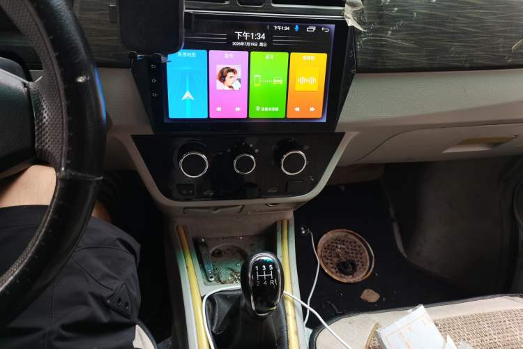 Used Jinbei New Hiace X30L 2022 1.5L Super Enjoyment Edition Air-Conditioning-Free Van China VI Standard SWC15M Audio And AC Panel