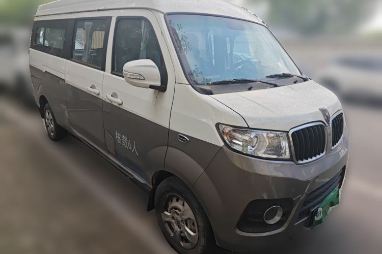 Used Jinbei New Hiace X30L 2022 1.5L Wealth Edition Non-Air-Conditioned Bus China VI Standard SWC15M Front Right 45 Deg