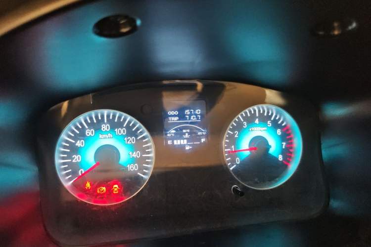 Used Jinbei New Hiace X30L 2022 1.5L Wealth Edition Non-Air-Conditioned Bus China VI Standard SWC15M Odometer Close Up