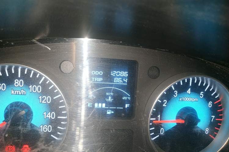 Used Jinbei New Hiace X30L 2023 1.5L Wealth Edition Passenger Vehicle 5/6/7-Seater Non-Air-Conditioned Version SWC15M Odometer Close Up