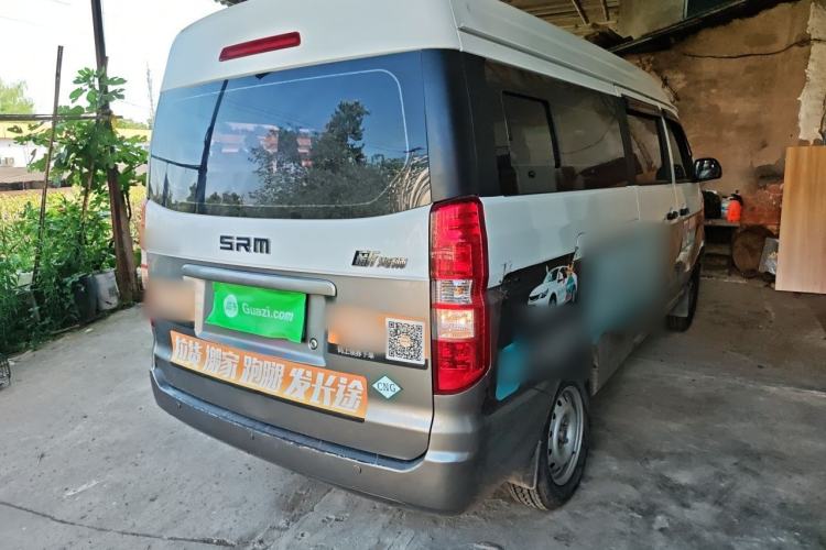 Used Jinbei New Hiace X30L 2023 1.5L Wealth Edition Passenger Van 5/6/7-Seater Central Air Conditioning Version SWC15M Rear Right 45 Deg
