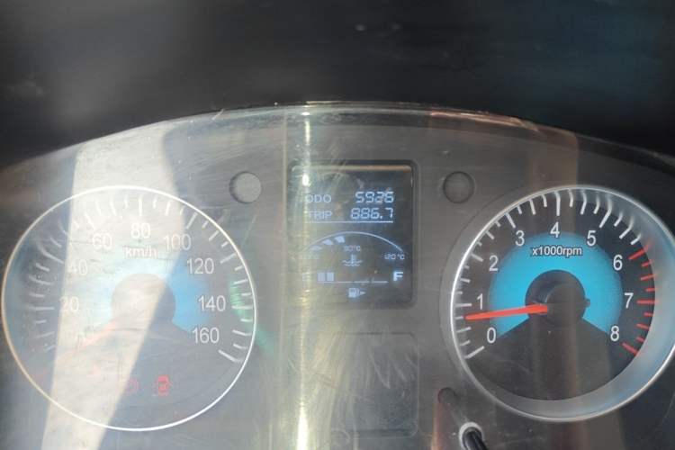 Used Jinbei New Hiace X30L 2024 Champion Edition Coach 5/6/7-Seater with Central Air Conditioning Odometer Close Up