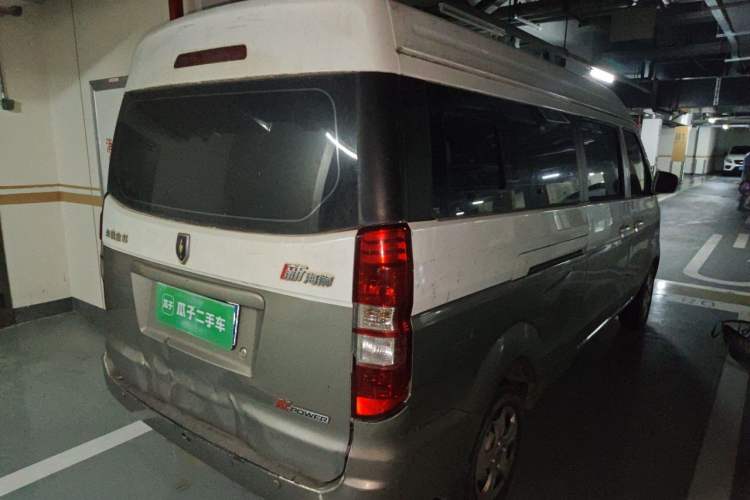 Used Jinbei New Hiace X30L CNG 2018 1.5L Wealth Edition Natural Gas Vehicle Passenger Bus SWFC15 Rear Right 45 Deg