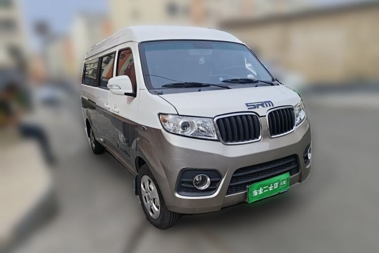 Used Jinbei New Hiace X30L CNG 2018 1.5L Wealth Edition Natural Gas Vehicle Passenger Bus SWFC15 Front Right 45 Deg