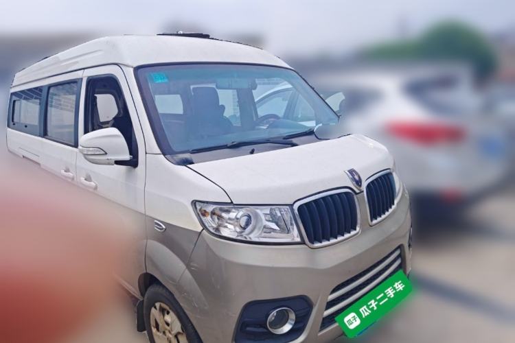 Used Jinbei New Hiace X30L CNG 2018 1.5L Wealth Edition Natural Gas Vehicle Passenger Bus SWFC15 Front Right 45 Deg