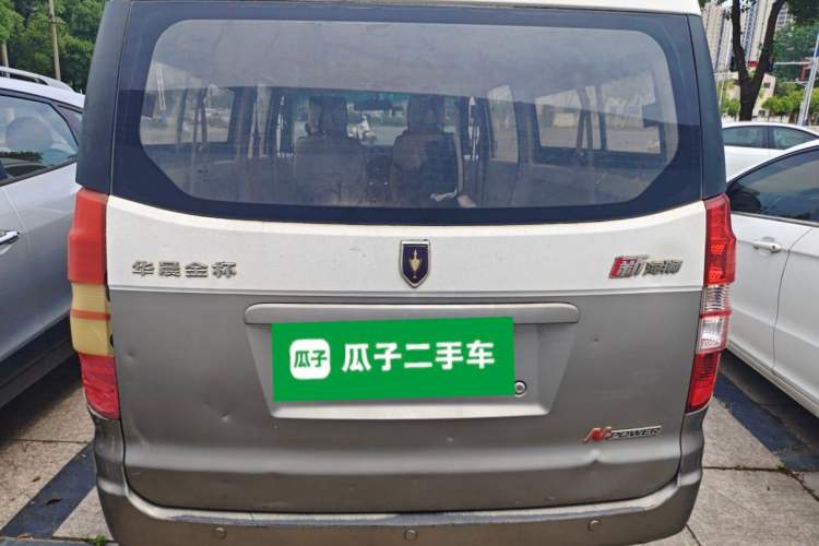 Used Jinbei New Hiace X30L CNG 2018 1.5L Wealth Edition Natural Gas Vehicle Passenger Bus SWFC15 Rear
