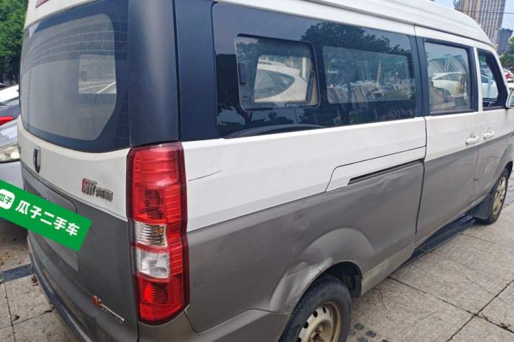 Used Jinbei New Hiace X30L CNG 2018 1.5L Wealth Edition Natural Gas Vehicle Passenger Bus SWFC15 Rear Right 45 Deg