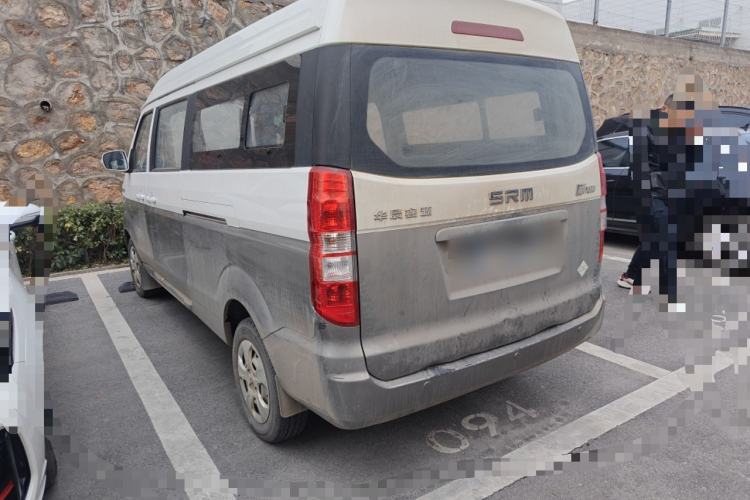 Used Jinbei New Hiace X30L CNG 2021 1.5L Natural Gas Wealth Edition Passenger Vehicle SWCC15M Rear Left 45 Deg