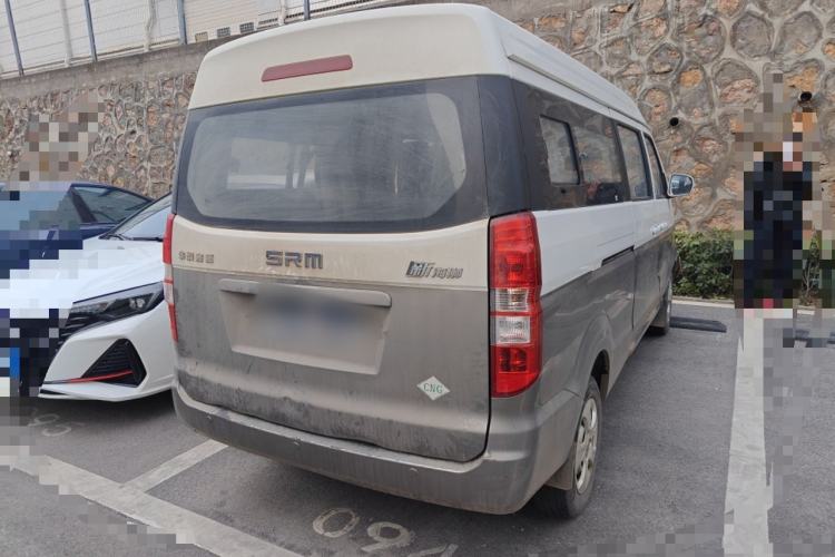 Used Jinbei New Hiace X30L CNG 2021 1.5L Natural Gas Wealth Edition Passenger Vehicle SWCC15M Rear Right 45 Deg