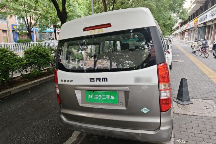 Used Jinbei New Hiace X30L CNG 2021 1.5L Natural Gas Wealth Single-Steaming Air-Conditioned Bus SWCC15M Rear