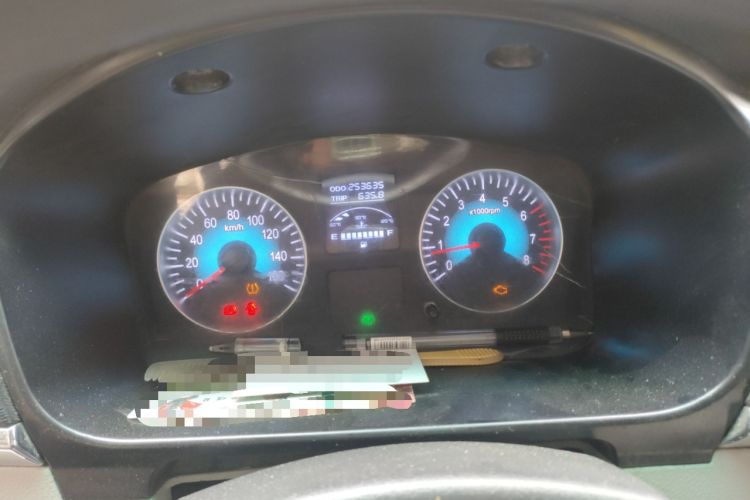 Used Jinbei New Hiace X30L CNG 2023 100L CNG Wealth Edition Bus 6/7-Seater Central Air-Conditioned Model SWCC15M Instrument Cluster