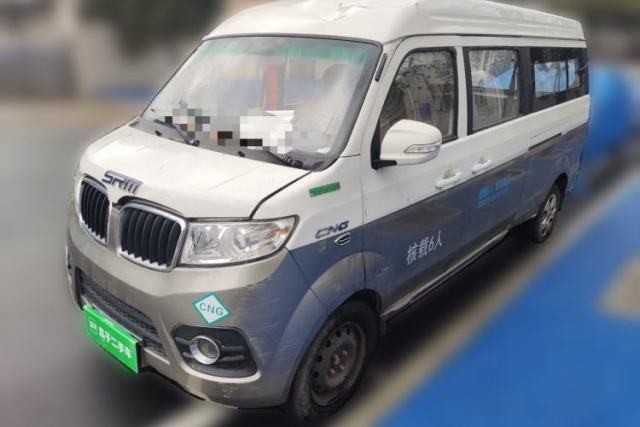 Used Jinbei New Hiace X30L CNG 2023 100L CNG Wealth Edition Bus 6/7-Seater Central Air-Conditioned Model SWCC15M