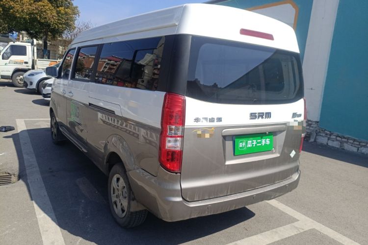 Used Jinbei New Hiace X30L CNG 2023 70L CNG Wealth Edition 6/7-seater Bus Non-Air-Conditioned Model SWCC15M Rear Left 45 Deg