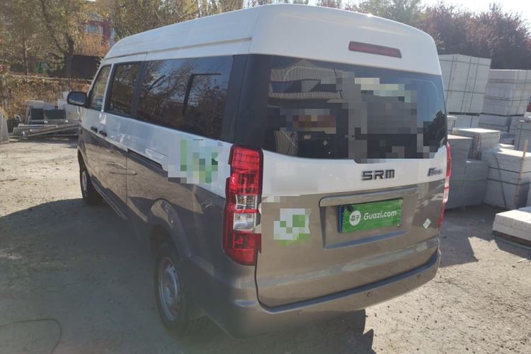 Used Jinbei New Hiace X30L CNG 2023 70L CNG Wealth Edition 6/7-seater Bus Non-Air-Conditioned Model SWCC15M Rear Left 45 Deg