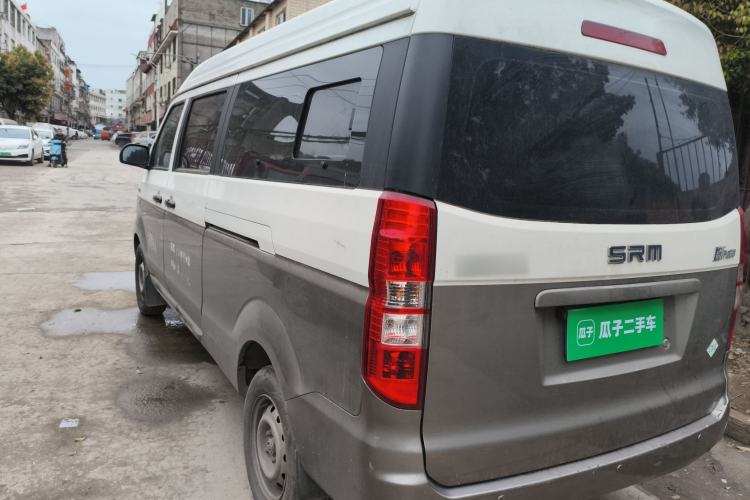 Used Jinbei New Hiace X30L CNG 2023 70L CNG Wealth Edition 6/7-seater Bus Non-Air-Conditioned Model SWCC15M Rear Left 45 Deg