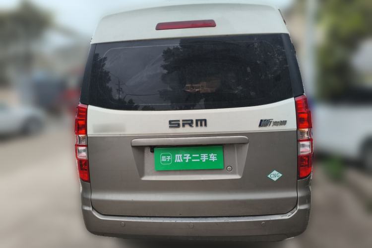 Used Jinbei New Hiace X30L CNG 2023 70L CNG Wealth Edition 6/7-seater Bus Non-Air-Conditioned Model SWCC15M Rear