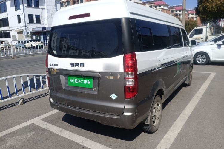 Used Jinbei New Hiace X30L CNG 2023 70L CNG Wealth Edition 6/7-seater Bus Non-Air-Conditioned Model SWCC15M Rear Right 45 Deg