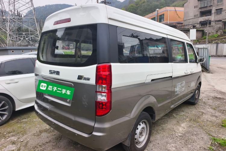Used Jinbei New Hiace X30L CNG 2023 100L CNG Wealth Edition Bus 6/7 Seats No Air Conditioning SWCC15M Rear Right 45 Deg