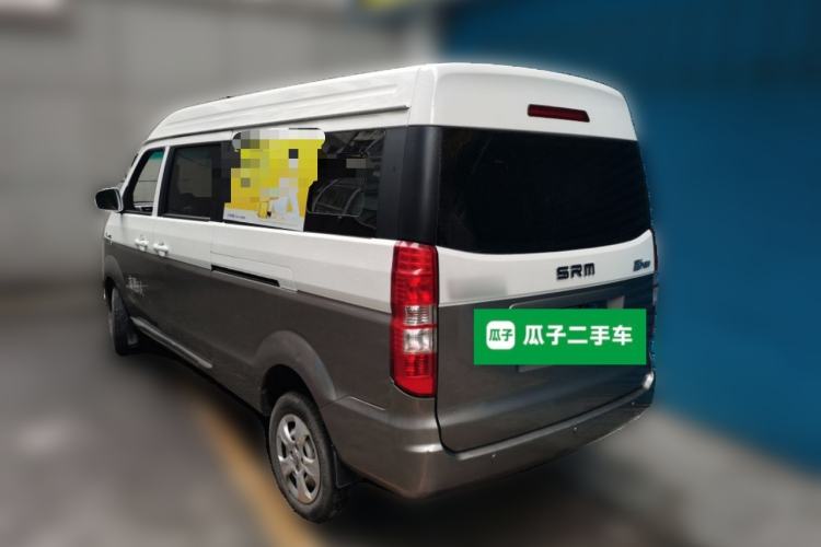 Used Jinbei New Hiace X30L CNG 2023 70L CNG Wealth Edition Coach 6/7-Seater Central Air-Conditioned Version SWCC15M Rear Left 45 Deg