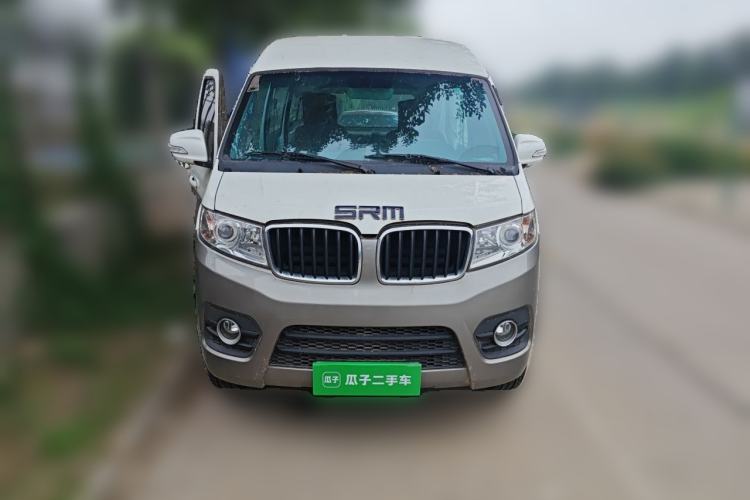 Used Jinbei New Hiace X30L CNG 2023 100L CNG Wealth Edition Bus 6/7-Seater Central Air-Conditioned Model SWCC15M Front
