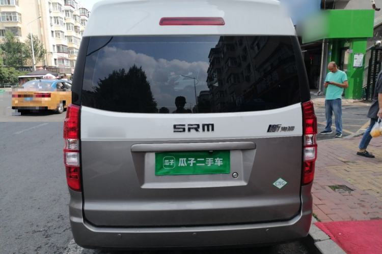 Used Jinbei New Hiace X30L CNG 2023 100L CNG Wealth Edition Bus 6/7 Seats No Air Conditioning SWCC15M Rear