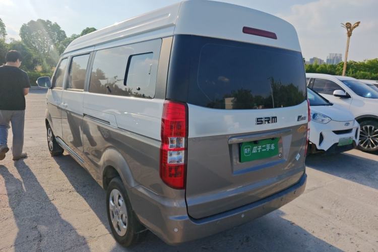 Used Jinbei New Hiace X30L CNG 2023 100L CNG Wealth Edition Bus 6/7-Seater Central Air-Conditioned Model SWCC15M Rear Left 45 Deg