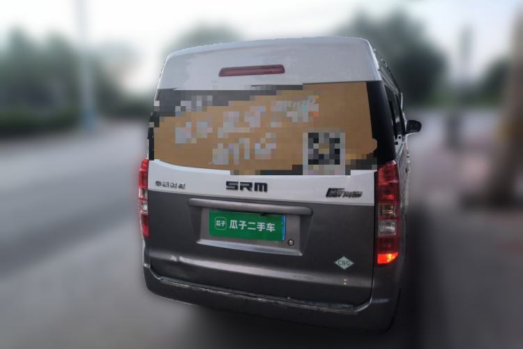 Used Jinbei New Hiace X30L CNG 2023 100L CNG Wealth Edition Bus 6/7 Seats No Air Conditioning SWCC15M Rear