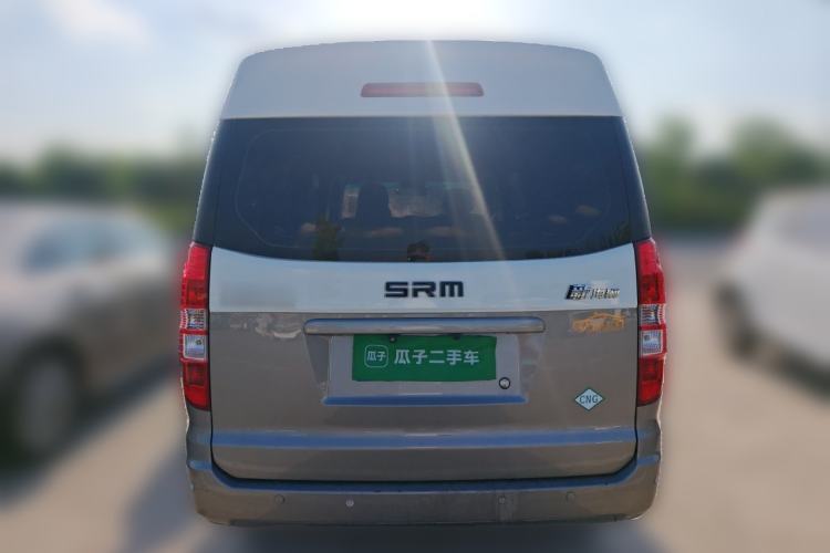 Used Jinbei New Hiace X30L CNG 2023 100L CNG Wealth Edition Bus 6/7-Seater Central Air-Conditioned Model SWCC15M Rear