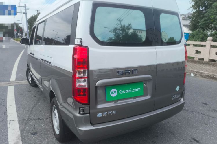 Used Jinbei New Hiace X30L CNG 2025 120L Champion Edition Bus with Central Air Conditioning 6/7 Seats Rear Left 45 Deg
