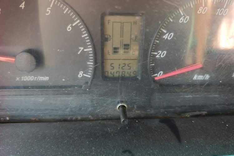 Used Jinbei Starfish A7 2011 1.0L Special Offer DL465Q3 Odometer Close Up