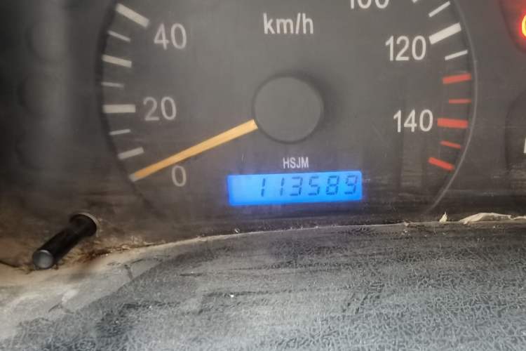 Used Jinbei Starfish A7 2011 1.0L Special Offer DL465Q3 Odometer Close Up