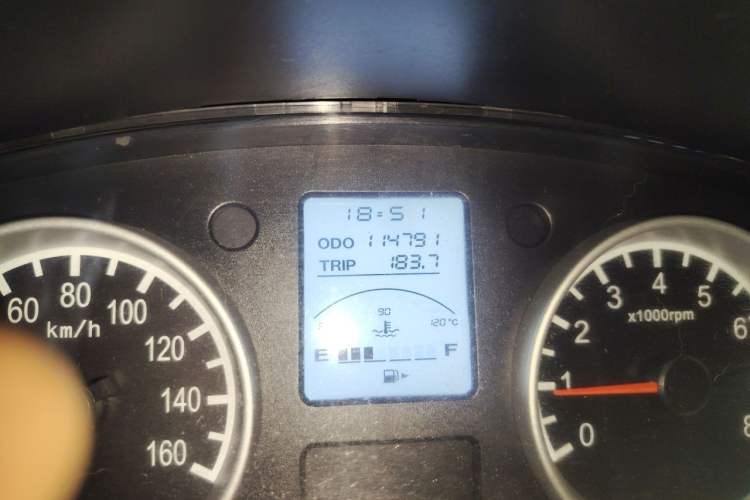 Used Jinbei T3  Odometer Close Up