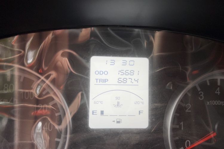 Used Jinbei T5 2022 1.6L Standard Version Rear Dual Wheels 3.4 Meters China VI SWD16M Odometer Close Up