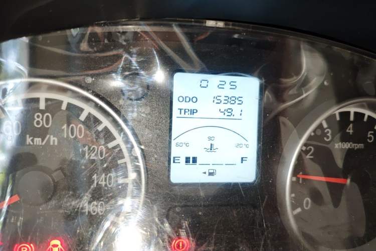 Used Jinbei T50S  Odometer Close Up