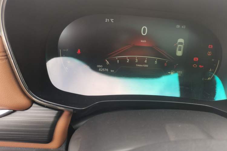 Used Jinbei Viewing 2019 1.5T Manual Smart Connectivity Version Odometer Close Up