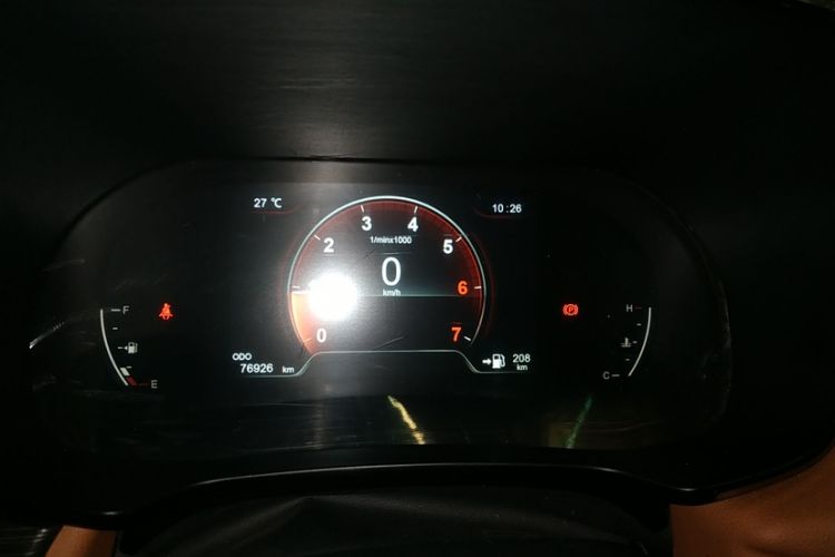 Used Jinbei Viewing 2019 1.6L Manual Comfort Model Odometer Close Up