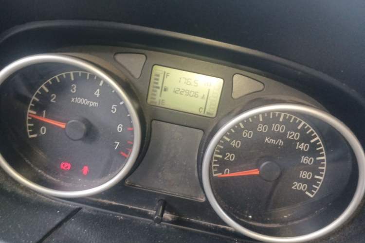 Used Jinbei Zhishang S30 2015 1.5L Manual E-commerce Edition Odometer Close Up