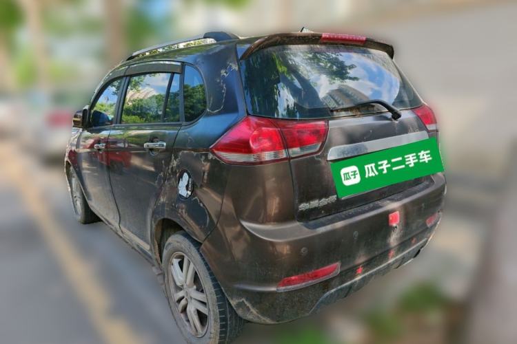 Used Jinbei Zhishang S30 2015 1.5L Manual Elite Model Rear Left 45 Deg